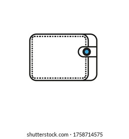 Wallet icon design logo template