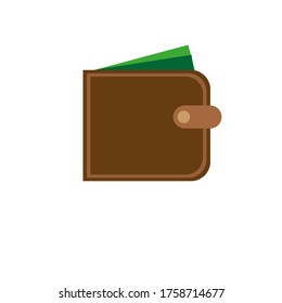 Wallet icon design logo template