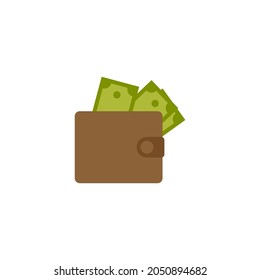 Wallet icon design template illustration isolated