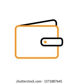 wallet icon design template trendy