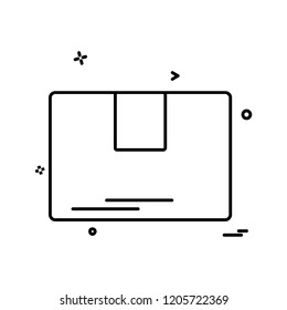 Wallet icon design vector