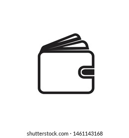 WALLET ICON DESIGN , VECTOR EPS10