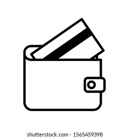 wallet icon design vector template