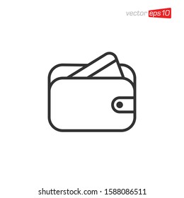 Wallet Icon Design Vector Template