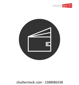 Wallet Icon Design Vector Template