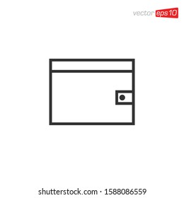 Wallet Icon Design Vector Template