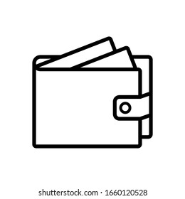 wallet icon design vector template