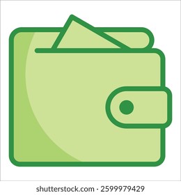 Wallet Icon Element For Design