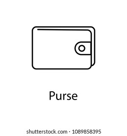 wallet icon. Element of web icon with name for mobile concept and web apps. Detailed wallet icon can be used for web and mobile. Premium icon on white background