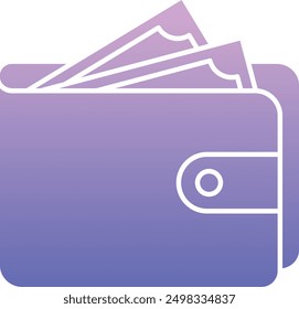 Wallet Icon for Financial Management and Payment Processing