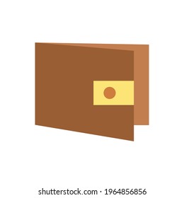 wallet icon Flat style vector for your design element