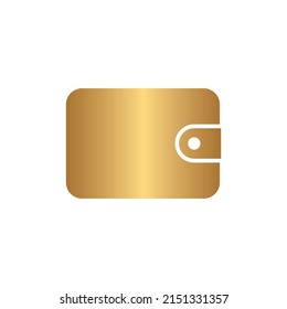 Wallet icon with gold gradient