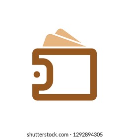 Wallet icon graphic design template vector isolated