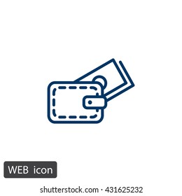 Wallet icon illustration