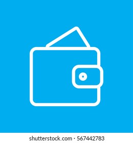 wallet icon illustration isolated vector sign symbol
