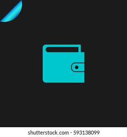 wallet icon illustration isolated vector sign symbol