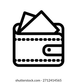 Vektordesign-Vorlage für Wallet-Symbol