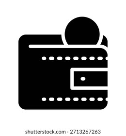 Wallet icon illustration vector design template