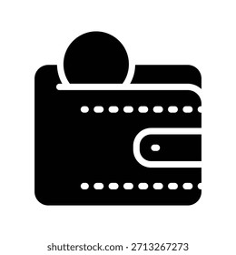 Wallet icon illustration vector design template