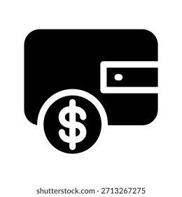 Vektordesign-Vorlage für Wallet-Symbol