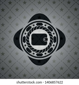 wallet icon inside black badge
