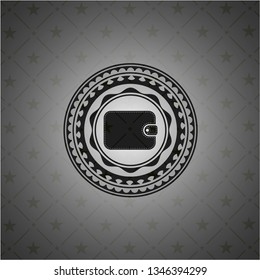 wallet icon inside dark badge