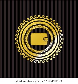 wallet icon inside shiny badge