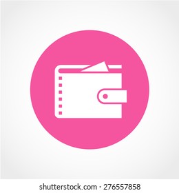 Wallet Icon Isolated on White Background