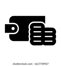 wallet icon isolated sign symbol vector illustration - high quality black style vector icons

