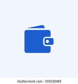 wallet icon, isolated, white background