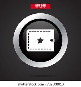 Wallet icon. for keep money