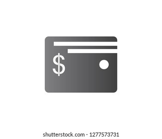 Wallet icon logo design concept
