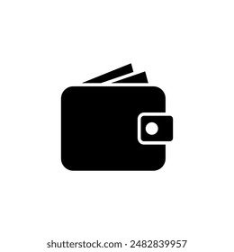 Wallet icon logo design. wallet sign and symbol