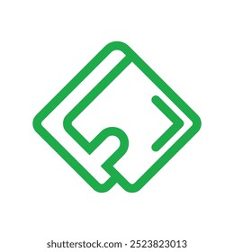 Design-Vorlage für das Logo des Wallet-Symbols