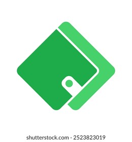 Plantilla de diseño de logotipo de icono de billetera