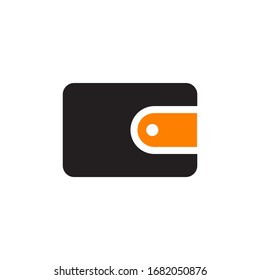 Plantilla vectorial de diseño de logotipo de icono de billetera