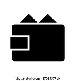 wallet icon or logo isolated sign symbol vector illustration - high quality black style vector icons
