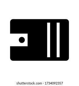 wallet icon or logo isolated sign symbol vector illustration - high quality black style vector icons
