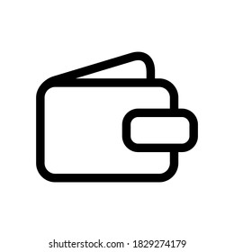 wallet icon or logo isolated sign symbol vector illustration - high quality black style vector icons
