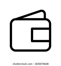 wallet icon or logo isolated sign symbol vector illustration - high quality black style vector icons
