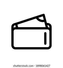 wallet icon or logo isolated sign symbol vector illustration - high quality black style vector icons
