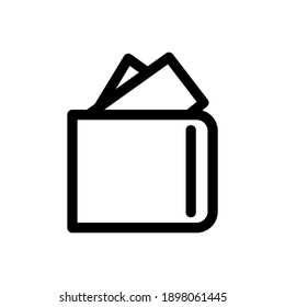 wallet icon or logo isolated sign symbol vector illustration - high quality black style vector icons
