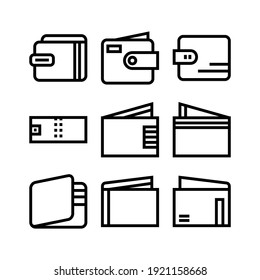 wallet icon or logo isolated sign symbol vector illustration - Collection of high quality black style vector icons
