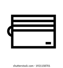 wallet icon or logo isolated sign symbol vector illustration - high quality black style vector icons
