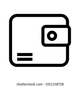 wallet icon or logo isolated sign symbol vector illustration - high quality black style vector icons
