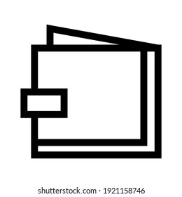 wallet icon or logo isolated sign symbol vector illustration - high quality black style vector icons
