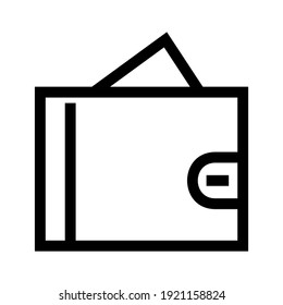 wallet icon or logo isolated sign symbol vector illustration - high quality black style vector icons
