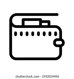 wallet icon or logo isolated sign symbol vector illustration - high quality black style vector icons
