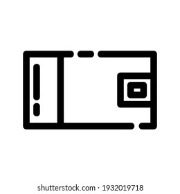wallet icon or logo isolated sign symbol vector illustration - high quality black style vector icons

