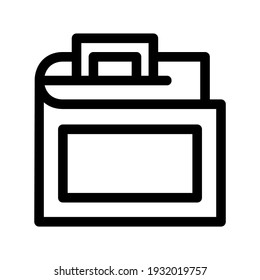 wallet icon or logo isolated sign symbol vector illustration - high quality black style vector icons
